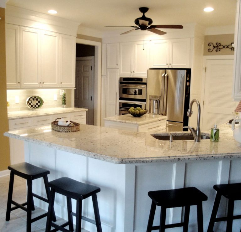 9083 Levy Redooring Plus Woodmont MDF white painted raised panel gibson after1 768x741